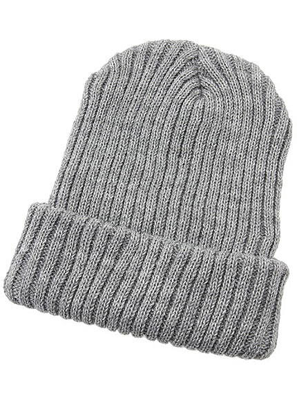 ベーシックリブニット帽