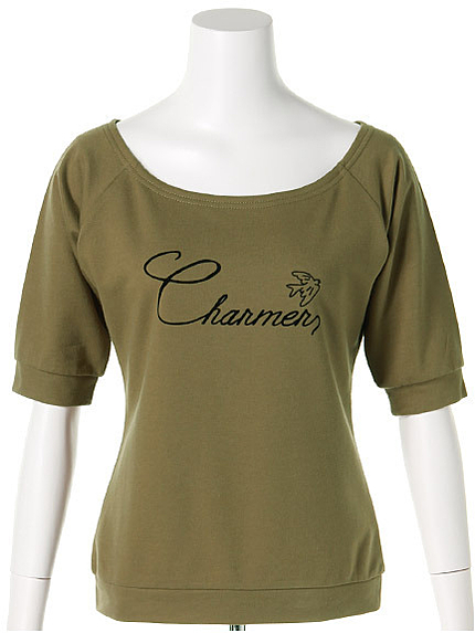 バードロゴ裏毛トップス