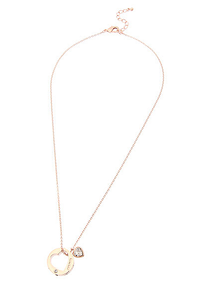 15.SS ハートリング×ストーンネックレス