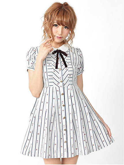 14.AW  レジメンクレリックシャツワンピース