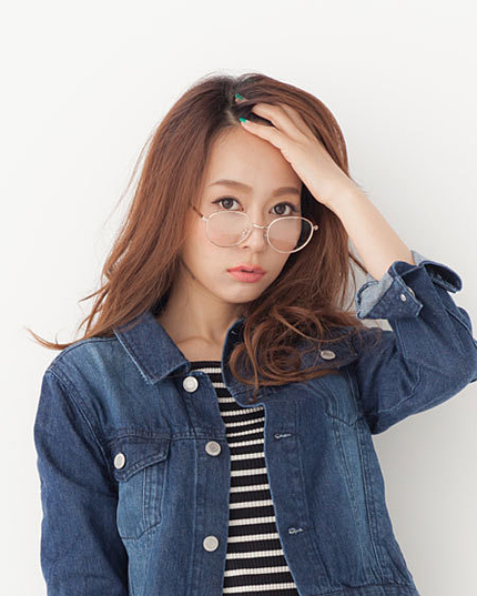 ボストンメタル伊達メガネ