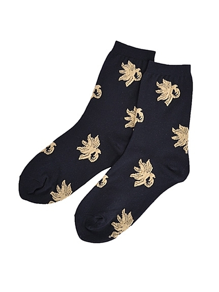 EVRISゴールドモチーフソックス【EV】