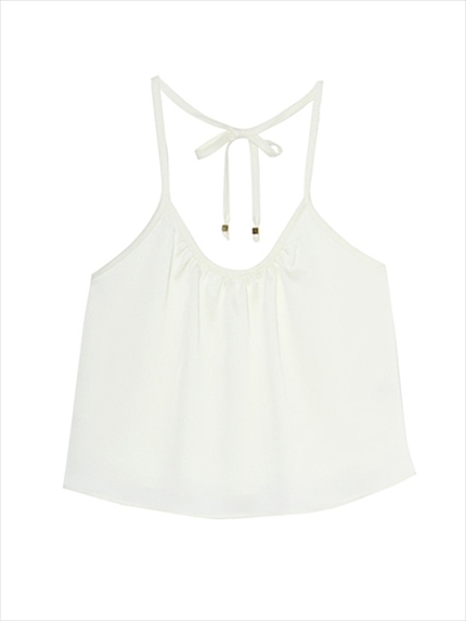 MgendホルターネックフレアTOPS