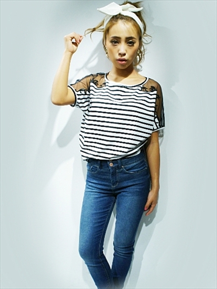 RUDY GADY【VINTAGE】オーガンジー刺繍TOPS