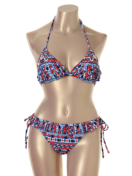 RUNWAY channel【LAETITIA】トーテム フリルビキニ