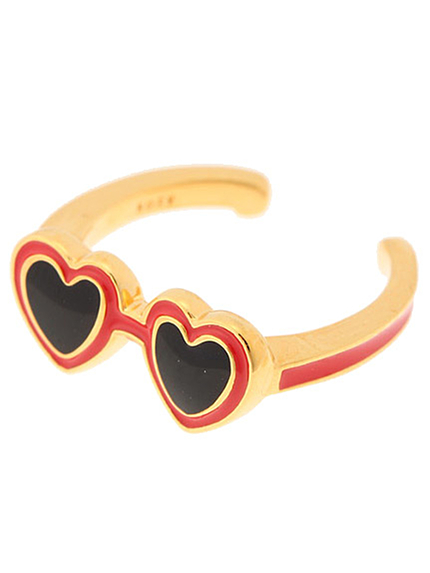 RUNWAY channel【ROZY】popsyリング(ピンキー,red)