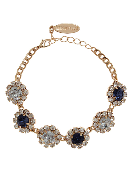 MERCURYDUO【GDS】 サークルビジューブレスレット