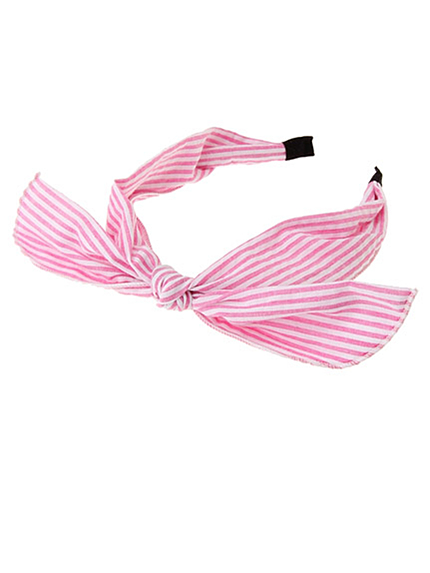 affinoリボンストライプカチューシャ