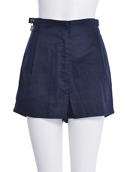 Belted ハイウエストショートパンツ
