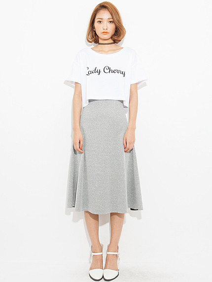 EMODALady cherryショートワイドT/S