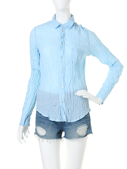 【green】リネンカラフルシャツ