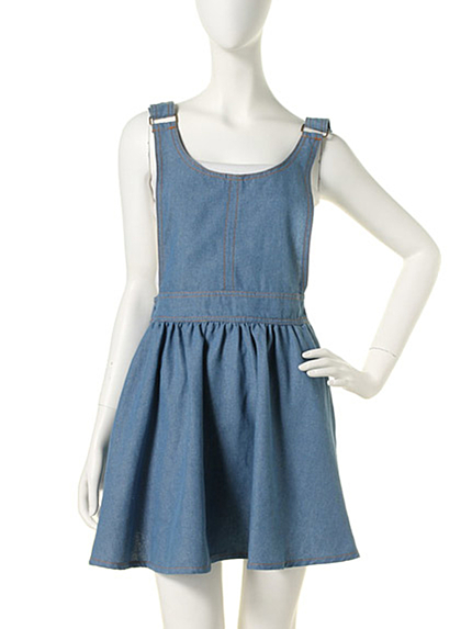 【green】デニムジャンスカ