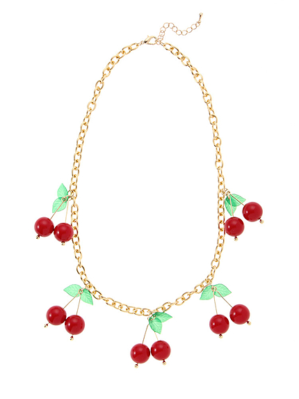 i-SOOKチェリーネックレス