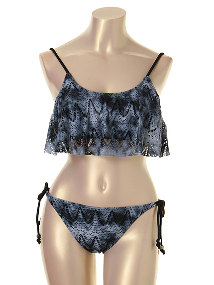 RUNWAY channel【Reir】タイダイニットフレアトップ