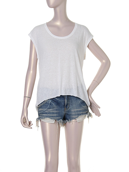 LAGUNAMOON【CASUAL】BackドレープノースリーブT