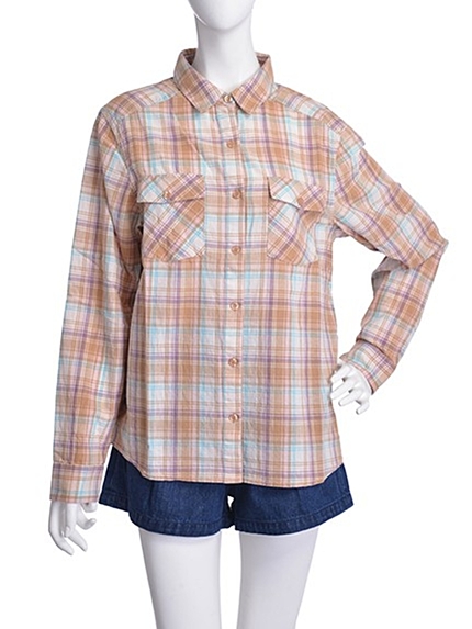 Littny【CL】チェックシャツ