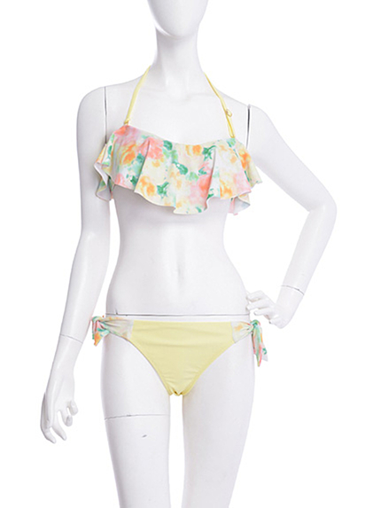 LAGUNAMOONSweetプリントフレアビキニ