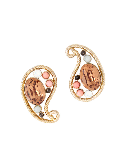 Ungrid【Casual】ペイズリーモチーフピアス