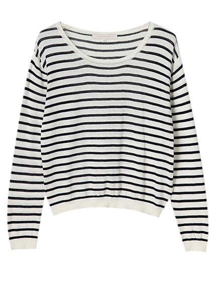 【DUO】 クルーネックボーダーハイゲージKT