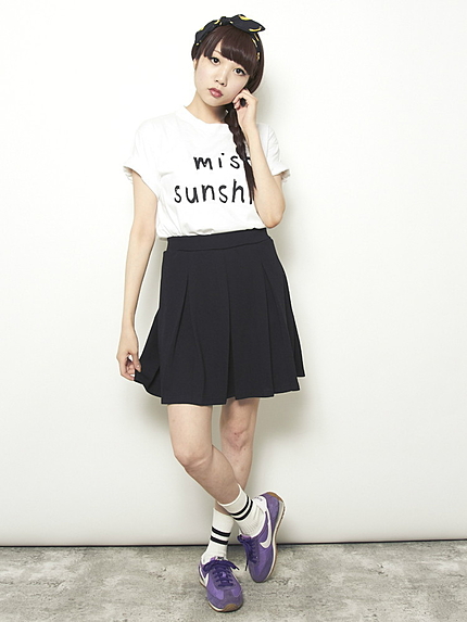 elianegigi【C】スムースボックスタックミニスカート