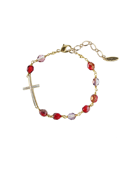 Ungrid【Casual】クリアストーンクロスブレス