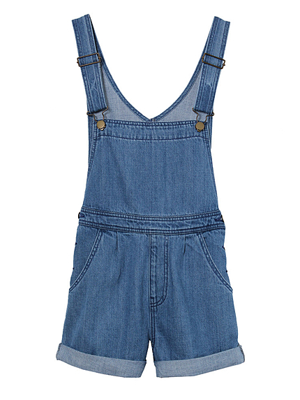 EVRISデニムサロペット