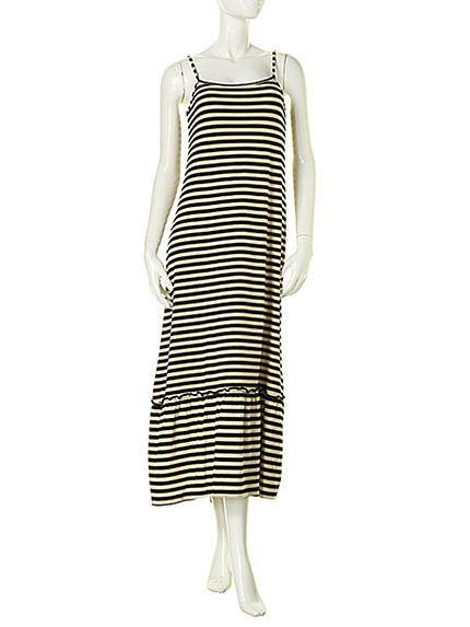 prix de fleur【prix de fleur】ボーダーマキシワンピース