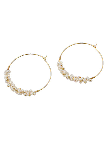 Littny【Littny】ビーズリングピアス