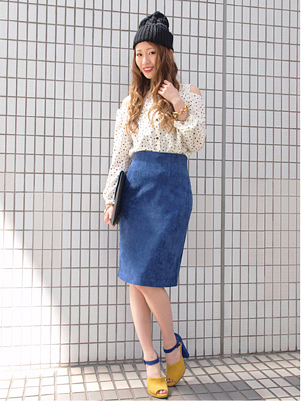 Brittany'sハイウエストペンシルスカート