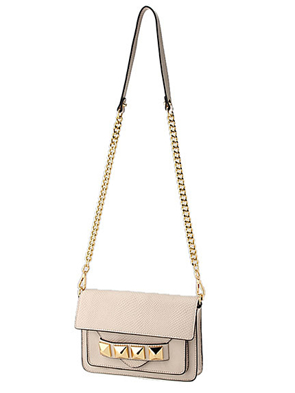 Brittany's【Linea Pelle】スタッズショルダーBAG