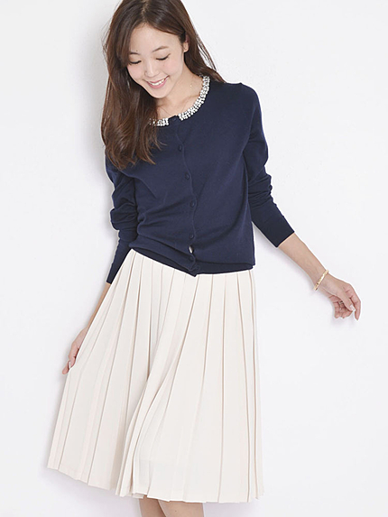 【moi】pleats middleスカート