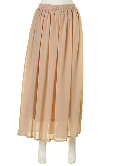 MERCURYDUODUO シフォンロングSK