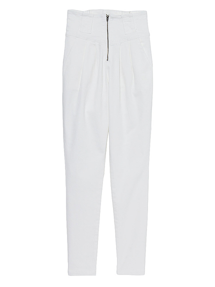 フロントジップタックデニム