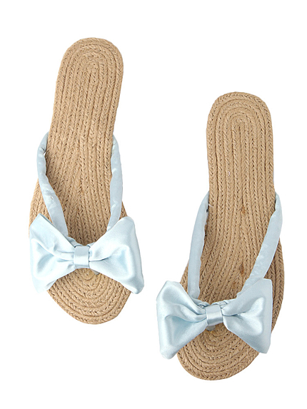 RUNWAY channel【Solo&Double】リボンジュートサンダル