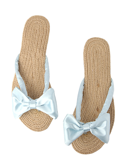 RUNWAY channel【Solo&Double】リボンジュートサンダル