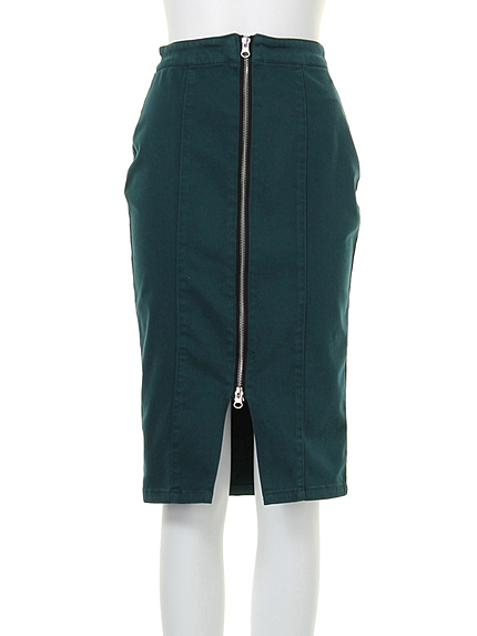 MURUA【CASUAL】センターZIPスリットタイトスカート