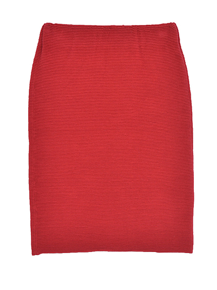 ボーダーニットタイトスカート