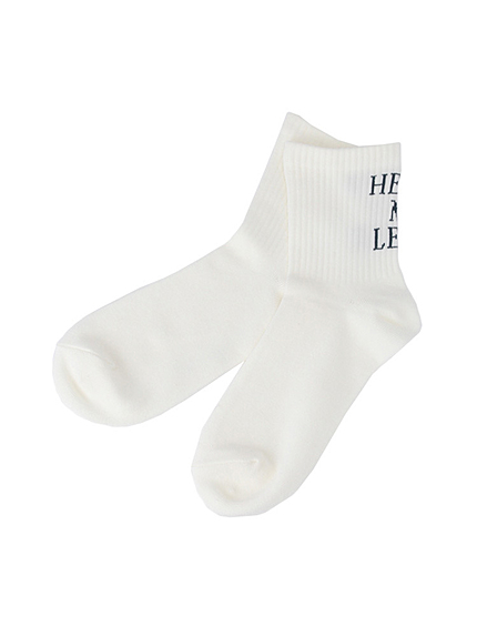 Ungrid《sweet10月号 紗栄子ｻﾝ着用》 【casual】HELLOプリントソックス
