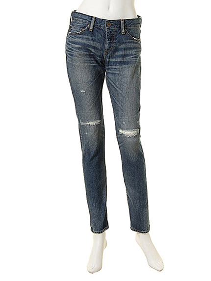 Ungridストレートダメージデニム