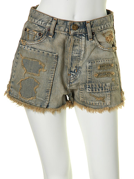 Ungridヴィンテージリメイクショートデニム