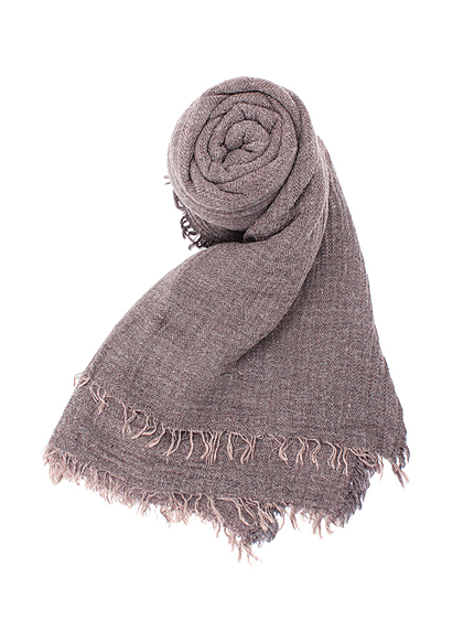 Ungrid【casual】カラーフリンジマフラー