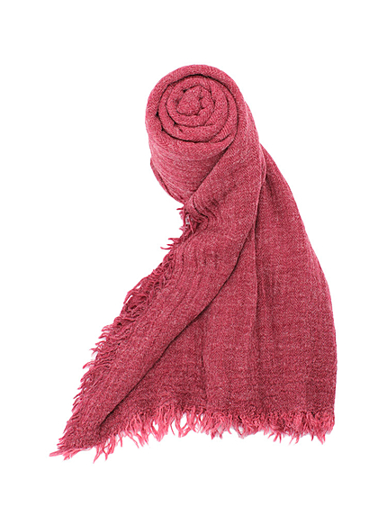 Ungrid【casual】カラーフリンジマフラー