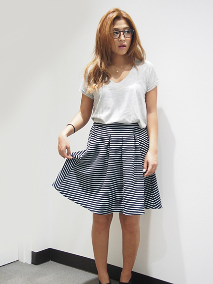 FLOVEリップルボーダーフレアSK