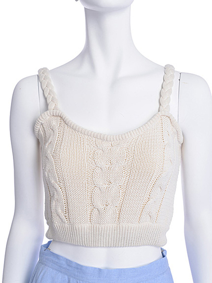 FLOVEケーブルニットビスチェ