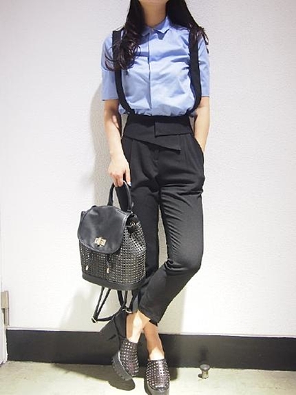 elianegigi【C】ウエストマークテーパードPT