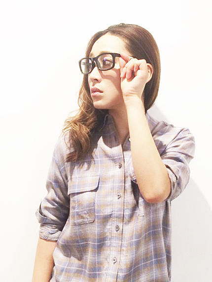 choosy chu【CB】スクエア伊達メガネ