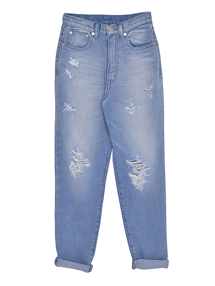 EMODAUSEDクラッシュDENIM PT