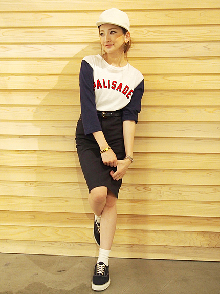 Ungrid【Casual】ミドル丈チノタイトSK