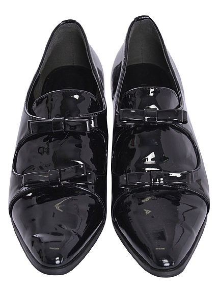 EMODAポインテッドリボンローファー