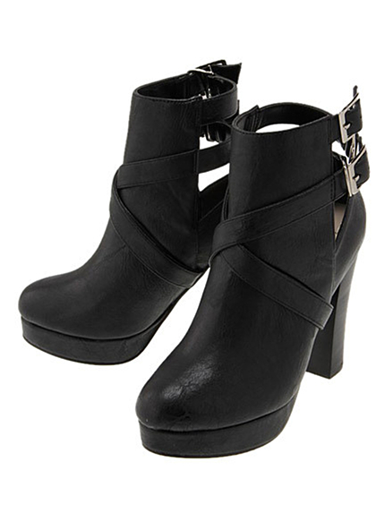 LAGUNAMOONクロスベルトショートブーツ